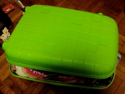 4 Green Suitcase